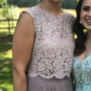 Cleo top Jenny yoo harbor mist BHLDN